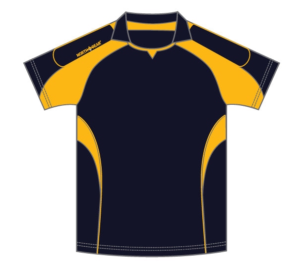 North Gear Playing Shirt – S/S Black/Gold