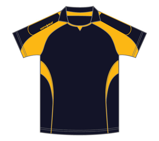 North Gear Playing Shirt – S/S Black/Gold