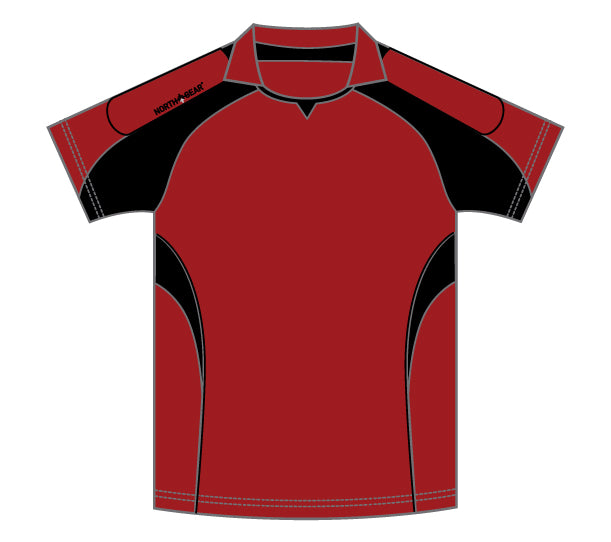 North Gear Playing Shirt – S/S Red/Black