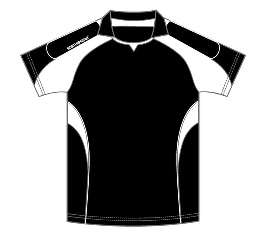 North Gear Playing Shirt – S/S Black/White