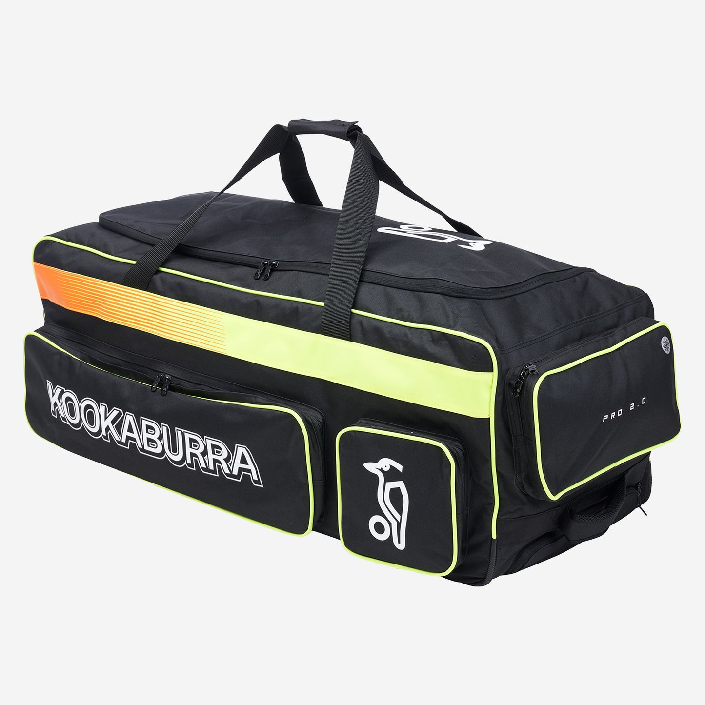 Kookaburra Pro 2.0 Wheelie Cricket Bag Black / Yellow