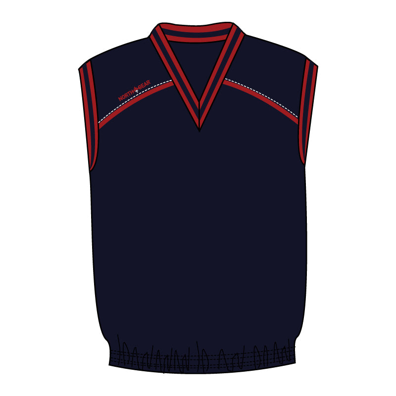North Gear Vest – Navy/Red