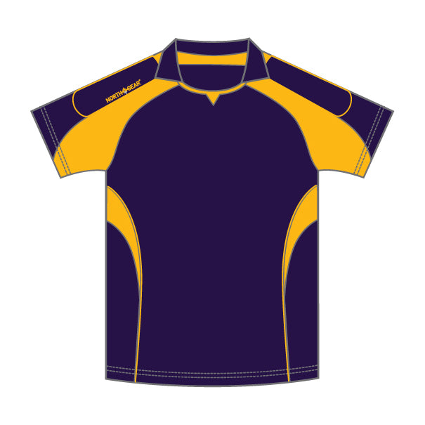 North Gear Playing Shirt – S/S Purple/Gold
