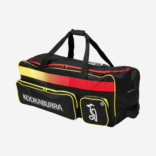 Kookaburra Pro 3.0 Wheelie Cricket Bag Black / Yellow