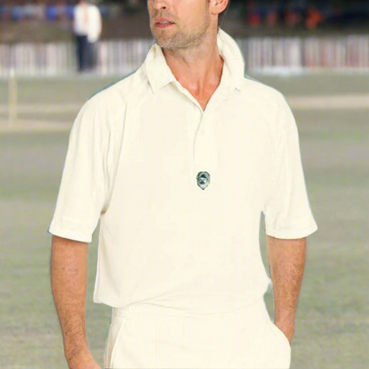 Newbery S/S Cream Cricket Shirt Adults