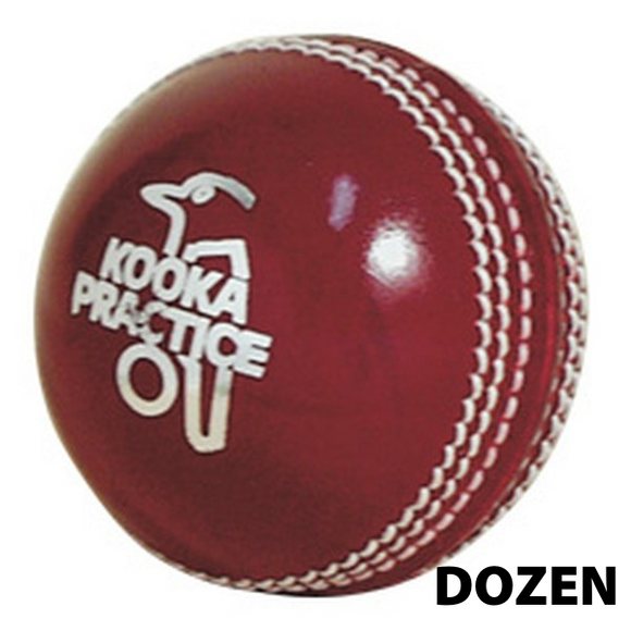 Kooka Practice Red cricket ball - DOZEN