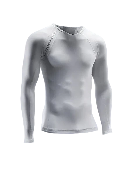 Linebreak LS Compression Top - White
