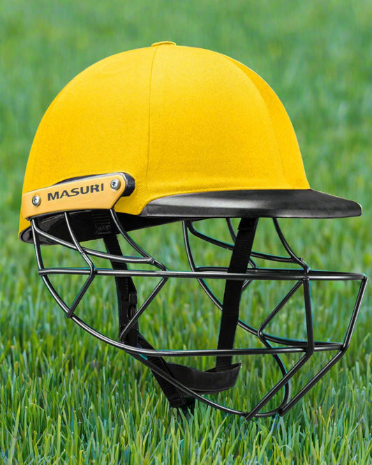 Masuri C Line Plus Yellow Senior Cricket Helmet