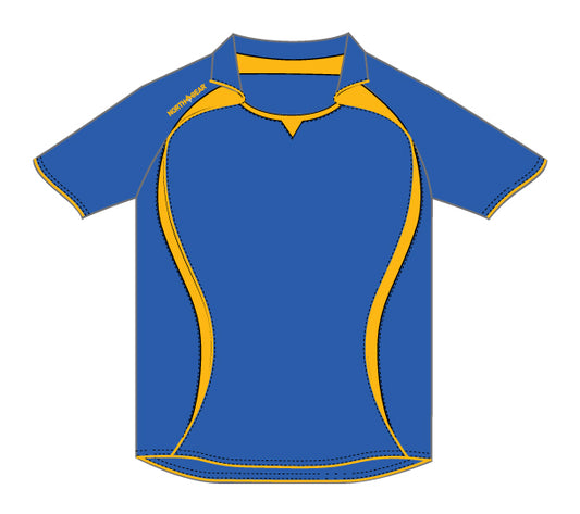 North Gear Playing Shirt – S/S Royal/Gold