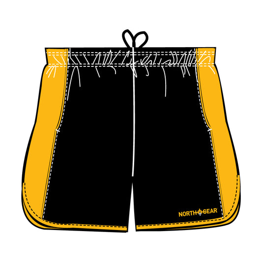 North Gear Training Short – Black/Gold