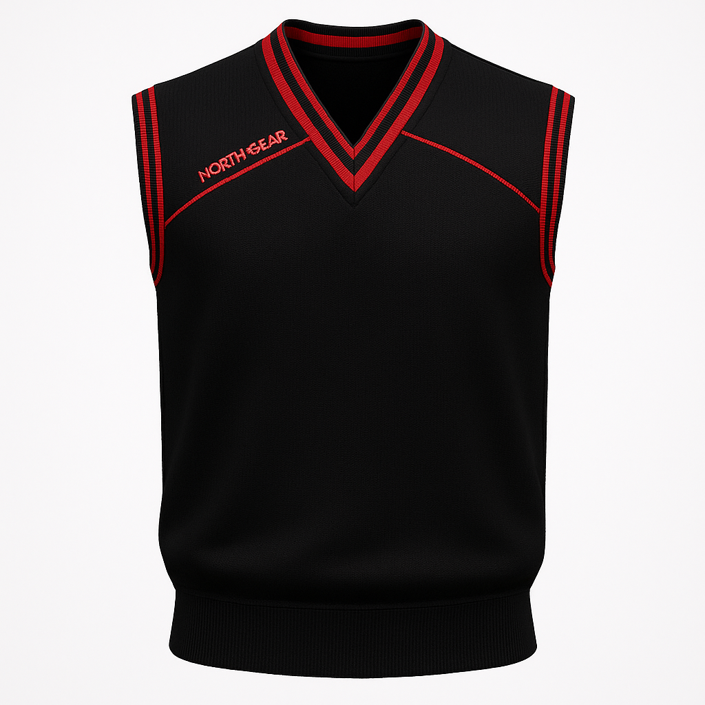 North Gear Vest – Black/Red
