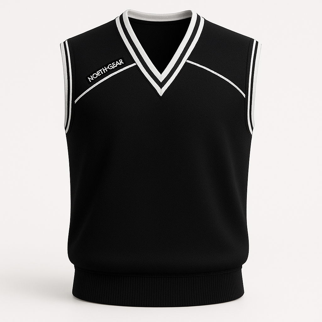 North Gear Vest – Black/White