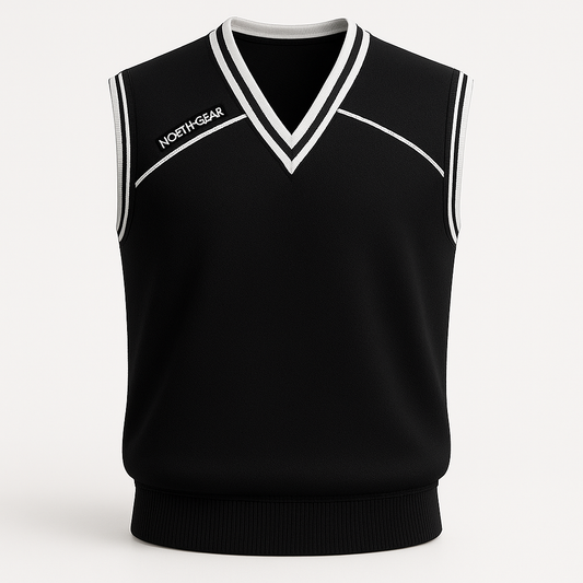 North Gear Vest – Black/White