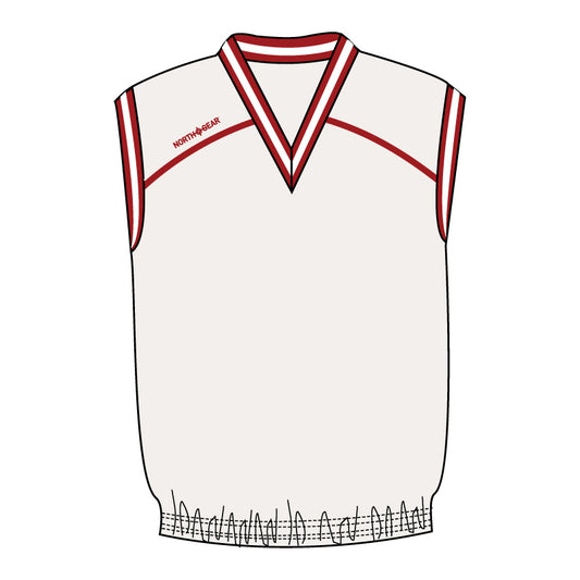 North Gear Vest – Cream/Red