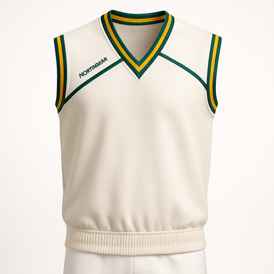 North Gear Vest – Crm/Green/Gold
