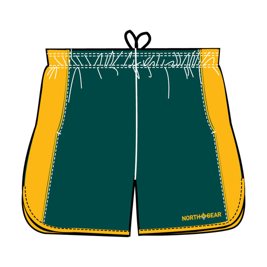 North Gear Training Short – Bottle/Gold