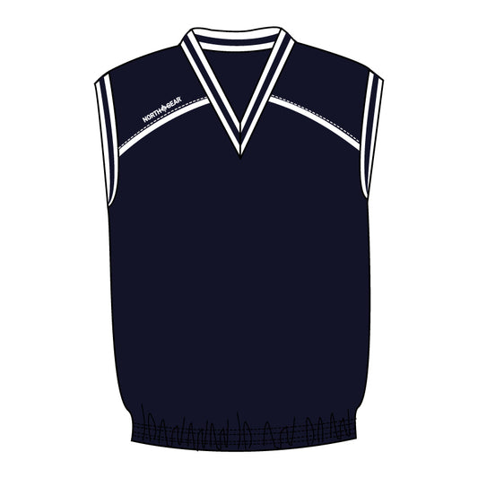 North Gear Vest – Navy/White