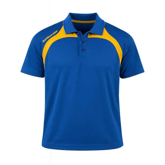 North Gear Polo Shirt – Royal Blue/Gold