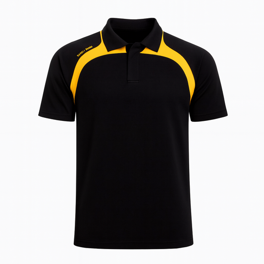 North Gear Polo Shirt – Black/Gold
