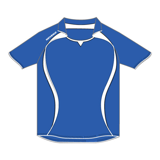 North Gear Playing Shirt – S/S Royal/White