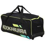 Kookaburra Pro 3.0 Wheelie cricket bag Black/Fluro Yellow